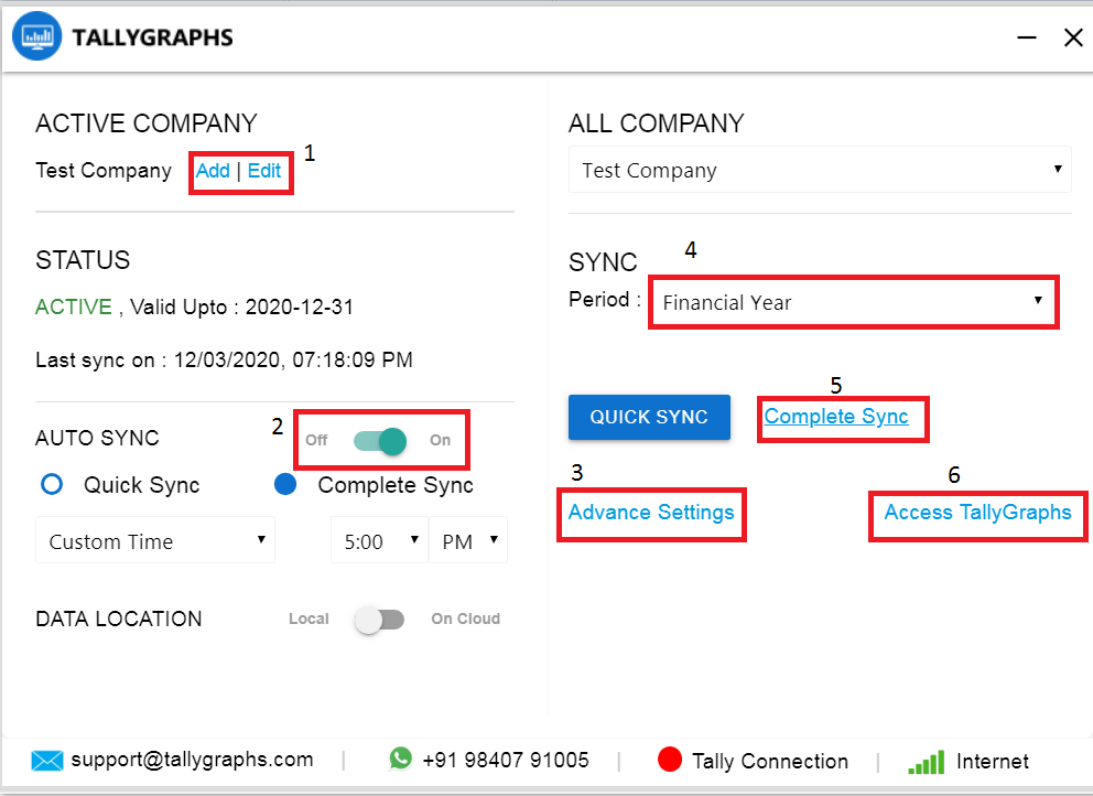 TallyGraphs desktop app